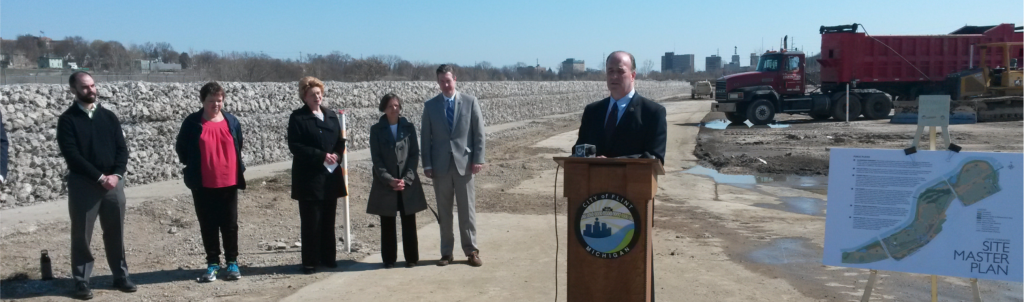 City of Flint Celebrates Beginning of Phase I Major Construction at Chevy Commons with Local and Federal Partners in Attendance