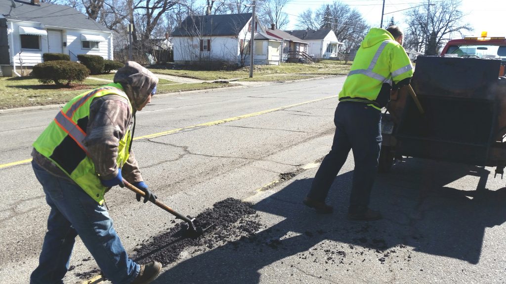 Flint City Crews Getting an Early Start on Pothole Repairs