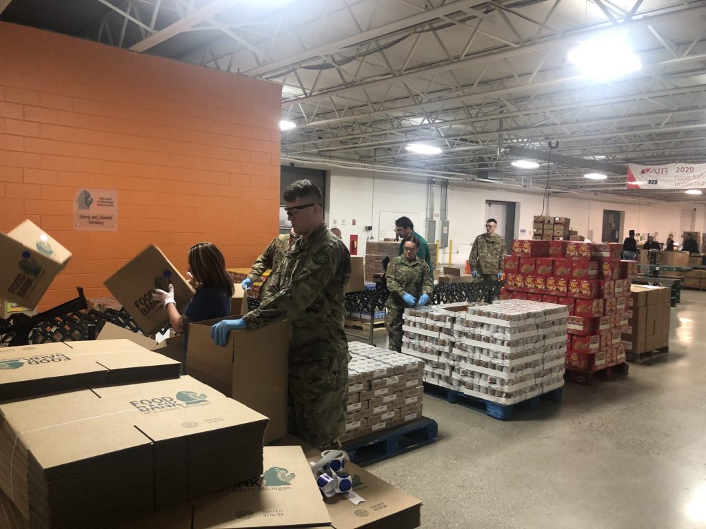 National Guard to sustain the workload to provide food, resources for Flint community