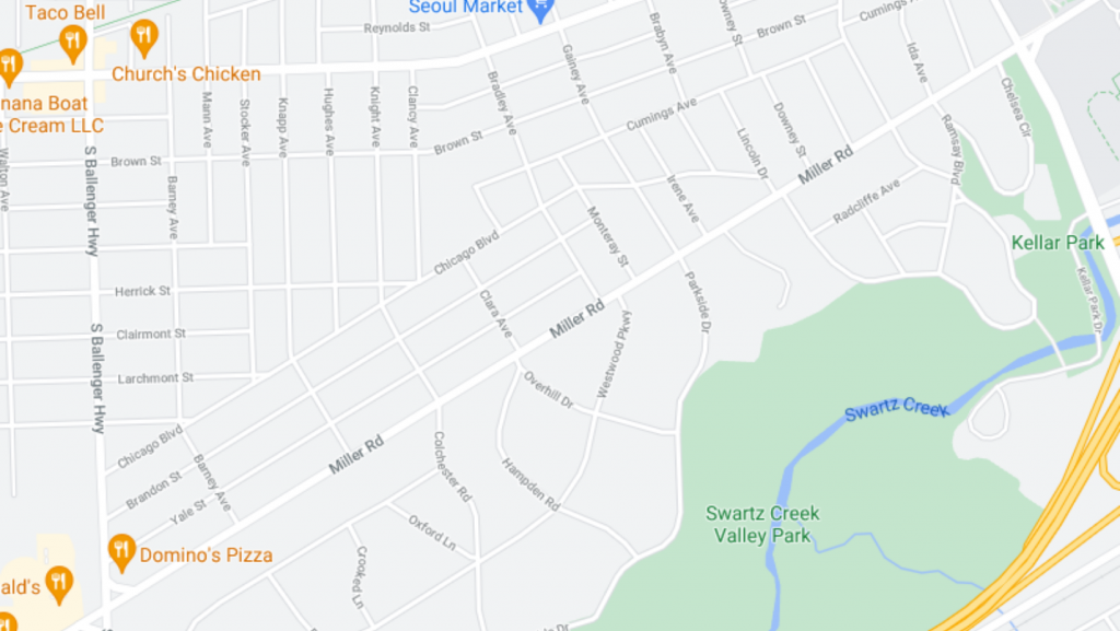 City of Flint to hold public meeting on Miller Road conversion, Monday, June 7, 2021.