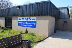 Exterior image of the Mays Center