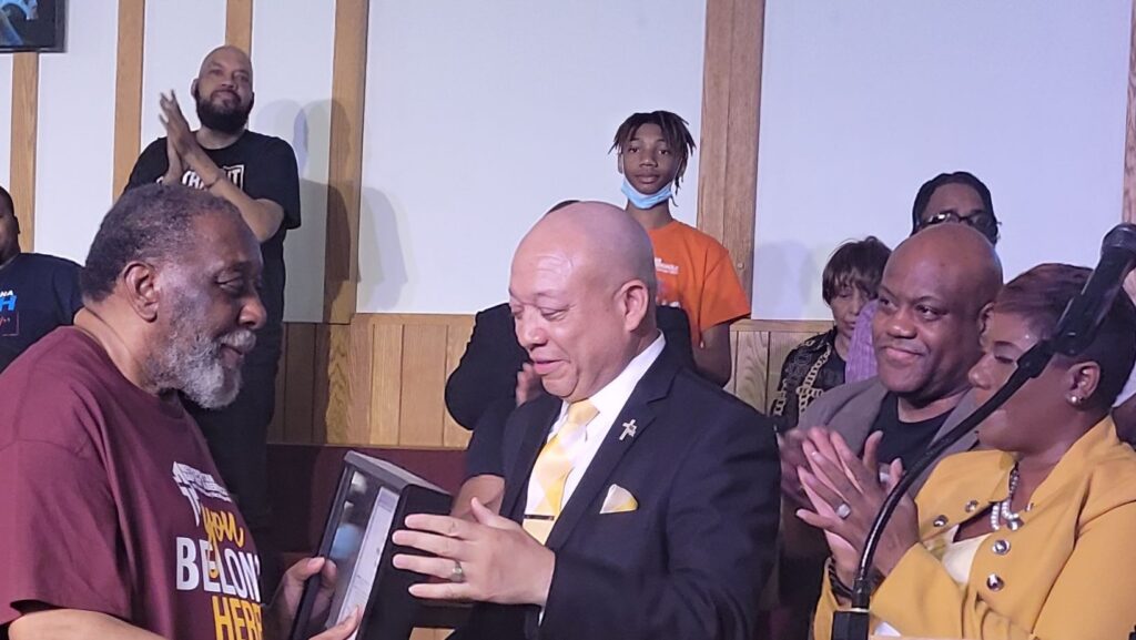 Mr. John Rhymes awarded Key to the City