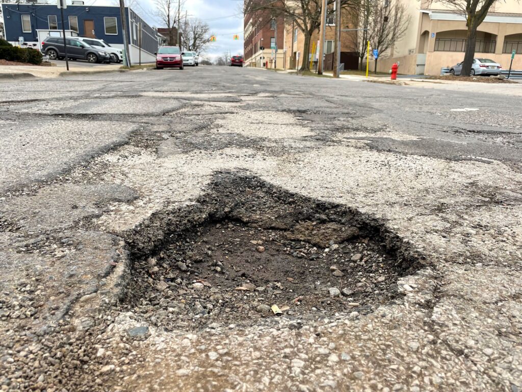 City of Flint Urges Residents to Use Pothole Hotline to Report Potholes