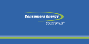 The logo for Consumers Energy