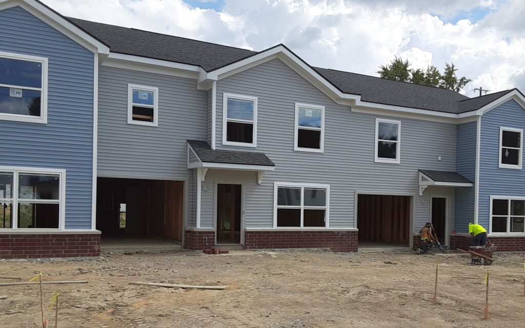 Picture of newly built housing