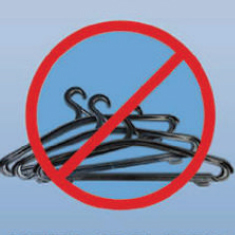 Metal or plastic hangers