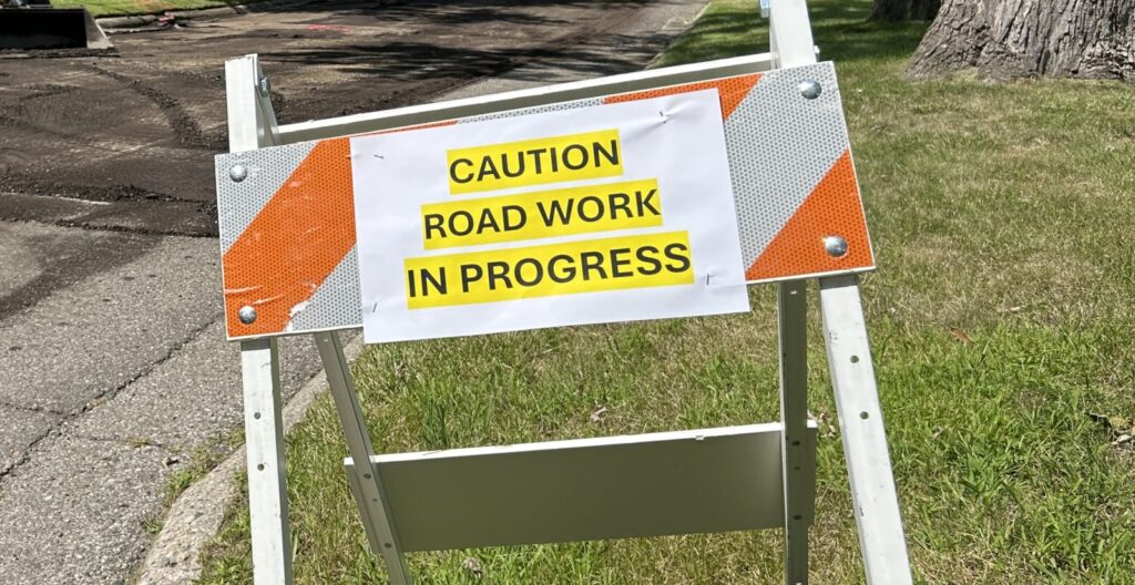 Damaged railroad causes street closure at major crossing