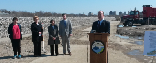 City of Flint Celebrates Beginning of Phase I Major Construction at Chevy Commons with Local and Federal Partners in Attendance