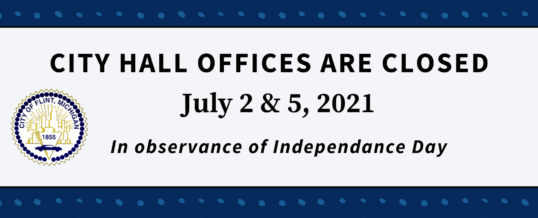 City Hall offices to close in observance of Independence Day