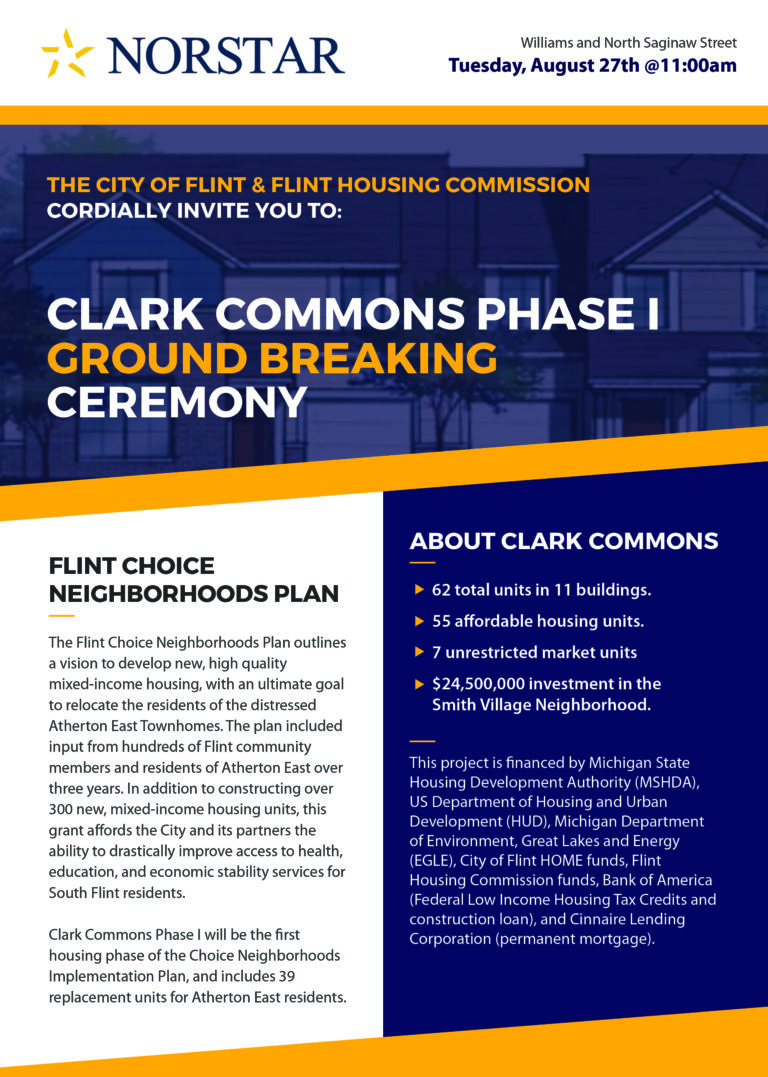 Choice Neighborhoods Initiative Groundbreaking City of Flint