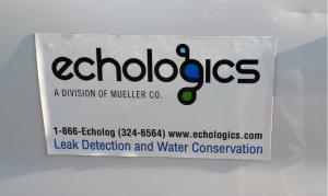 Vehicles marked with the Echologics company logo will be seen where work is taking place.