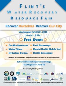 Flint Water Recovery Resource Fair