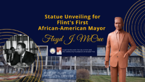 Mayor Neeley hosts statue unveiling for Flint's first African-American Mayor