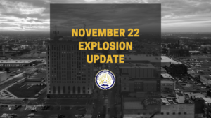 City of Flint provides latest information on the November 22, 2021 Explosion