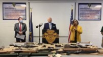 Mayor Sheldon Neeley, Police Chief Phil Hart stop City of Flint gun auctions to keep firearms off streets