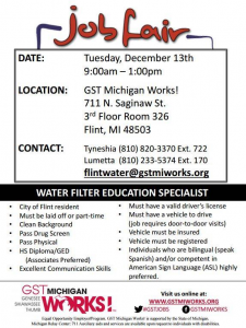 job-fair-info-flint-water-filter-education-specialist