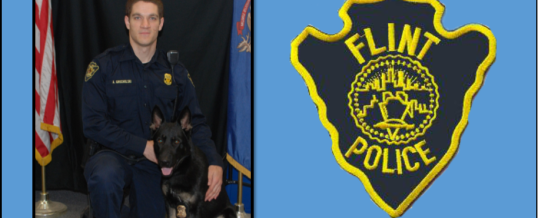 Flint Police Department Welcomes Newest K-9 Team to its Ranks