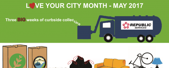 Remaining Events Scheduled for Love Your City Month