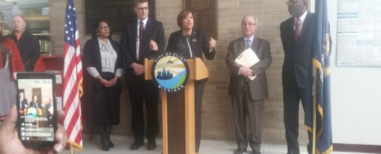 Mayor Weaver Speaks to Media About Meeting with Governor Snyder