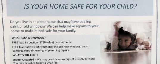 Free Services Available to Help Make Sure Your Home is Lead Safe