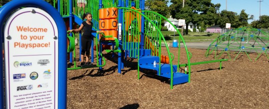 Mayor Weaver Joins Community Leaders for Dedication of New Playground in Flint