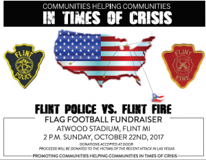 Flint Police & Fire Officials to Hold Flag Football Game for Charity