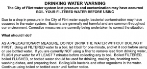 Precautionary Boil Water Advisory