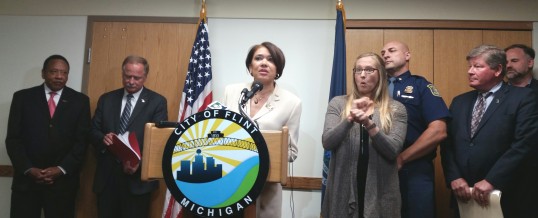 Mayor, State Officials Announce Bottled Water Distribution Will Continue in Flint, Water Quality Continues to Improve
