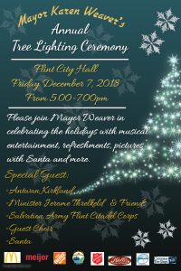 Tree Lighting and Holiday Kick-Off at Flint City Hall