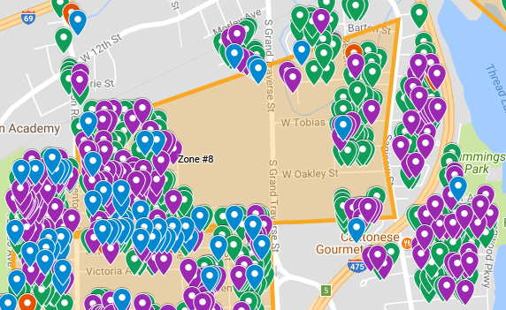 Zone 8 Map of Zone 8