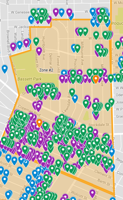 Zone 2 Map of Zone 2