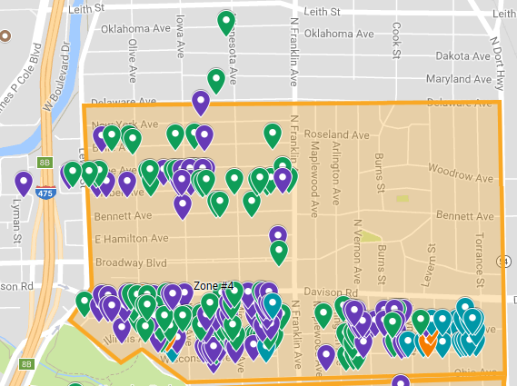 Zone 4 Map of Zone 4