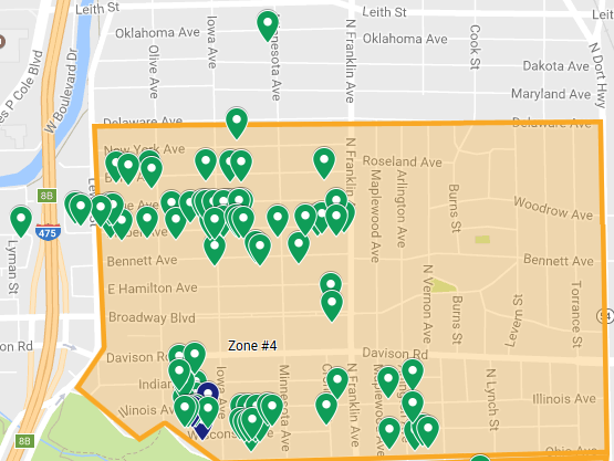 Zone 4 Map of Zone 4