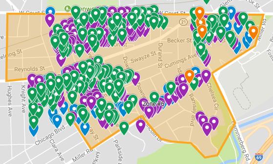 Zone 6 Map of Zone 6