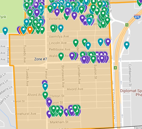Zone 7 Map of Zone 7
