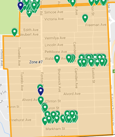 Zone 7 Map of Zone 7