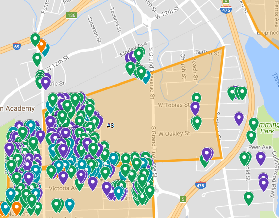 Zone 8 Map of Zone 8