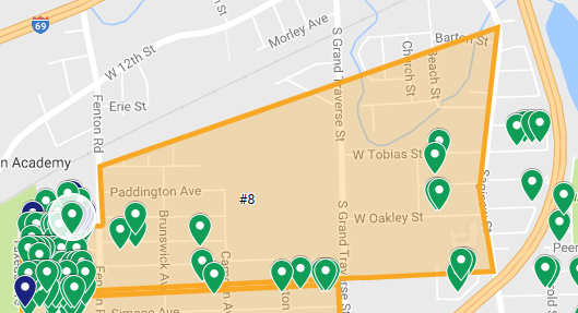 Zone 8 Map of Zone 8